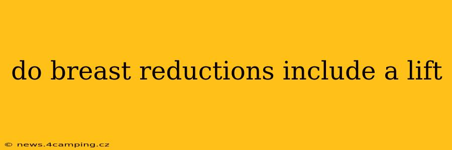 do breast reductions include a lift