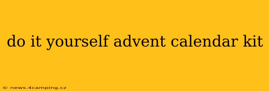 do it yourself advent calendar kit