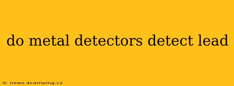 do metal detectors detect lead