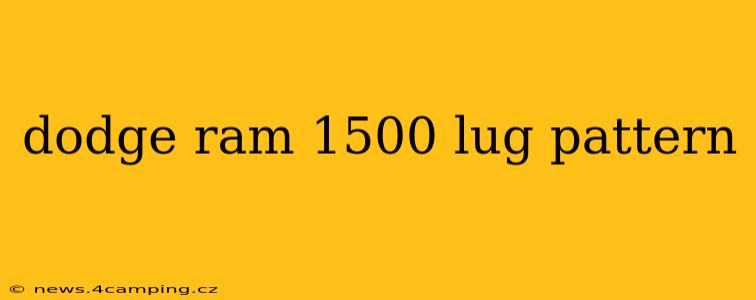 dodge ram 1500 lug pattern