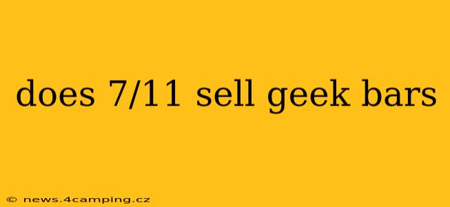 does 7/11 sell geek bars