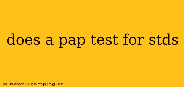 does a pap test for stds