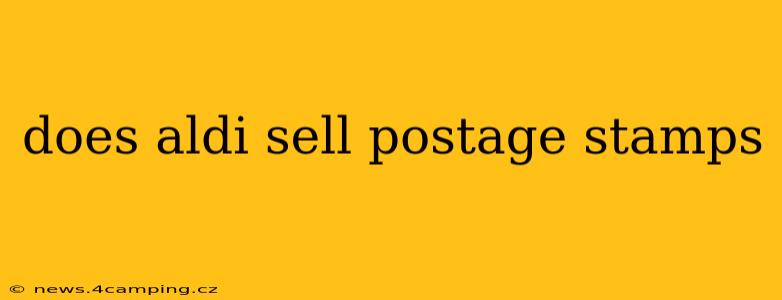 does aldi sell postage stamps