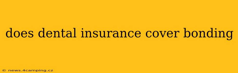 does dental insurance cover bonding