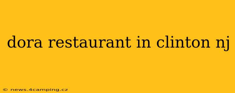 dora restaurant in clinton nj