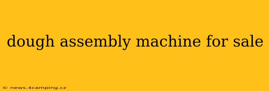 dough assembly machine for sale