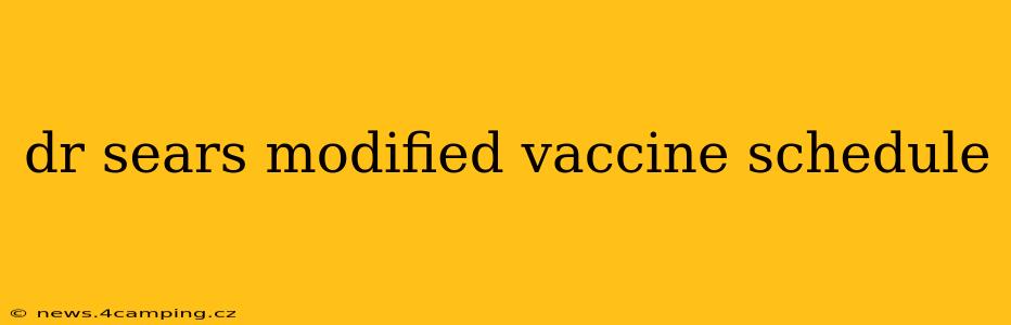 dr sears modified vaccine schedule