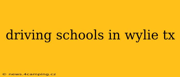 driving schools in wylie tx