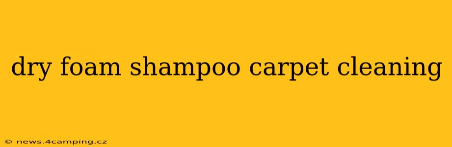 dry foam shampoo carpet cleaning