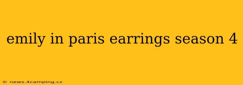 emily in paris earrings season 4