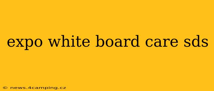expo white board care sds