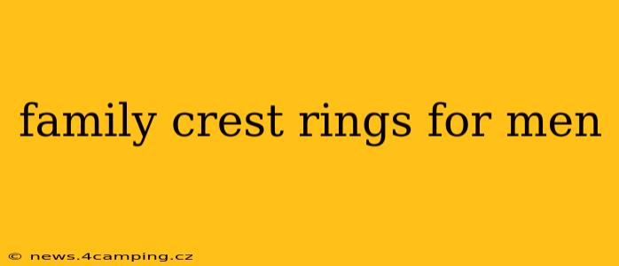 family crest rings for men