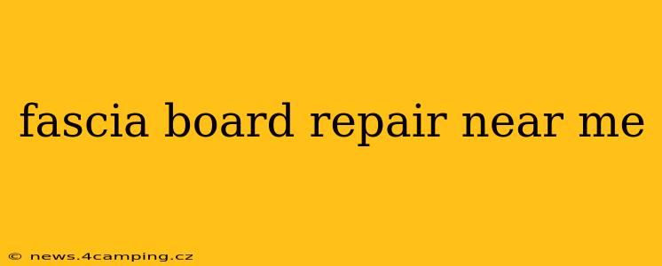fascia board repair near me