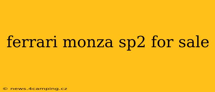 ferrari monza sp2 for sale