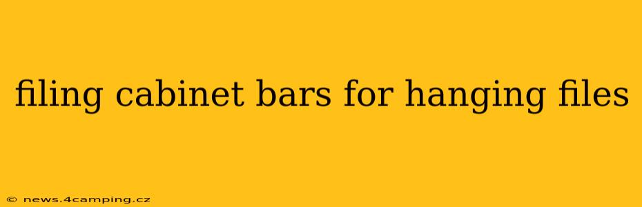 filing cabinet bars for hanging files