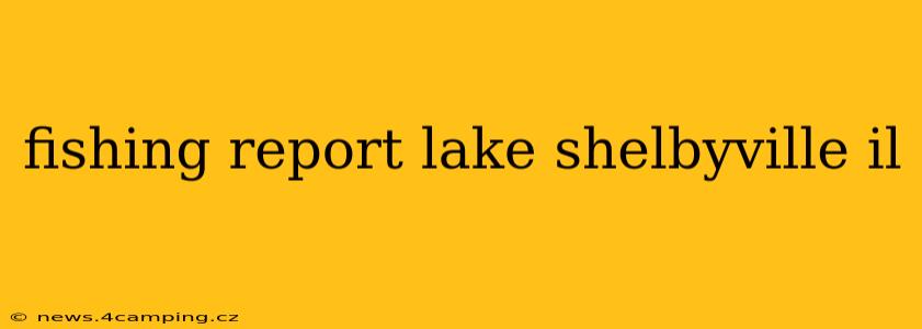 fishing report lake shelbyville il