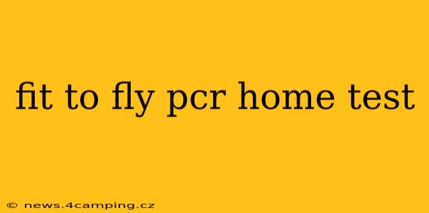 fit to fly pcr home test