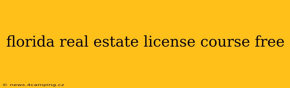 florida real estate license course free