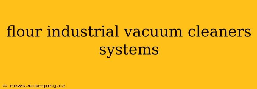 flour industrial vacuum cleaners systems