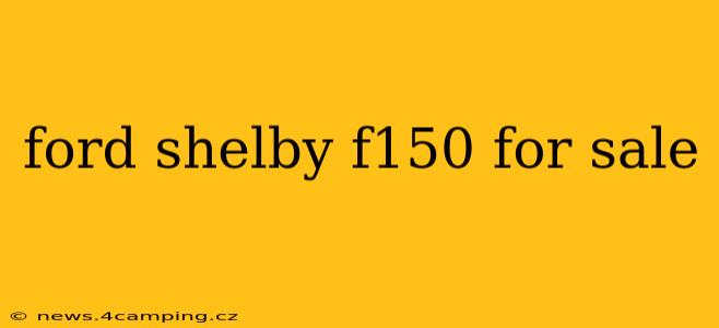 ford shelby f150 for sale