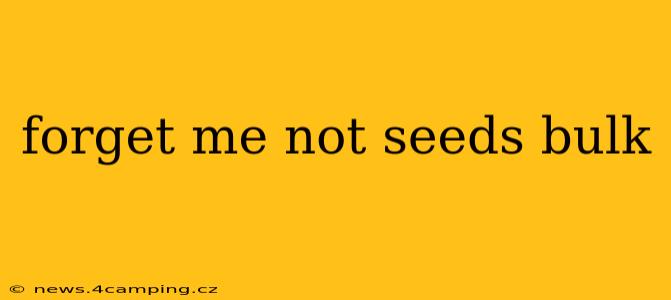 forget me not seeds bulk