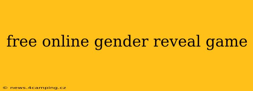 free online gender reveal game