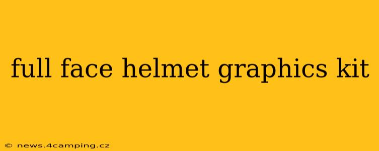 full face helmet graphics kit