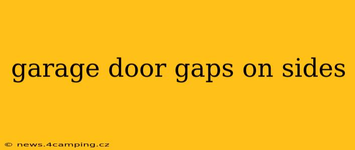 garage door gaps on sides