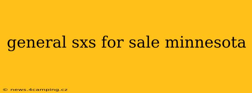 general sxs for sale minnesota
