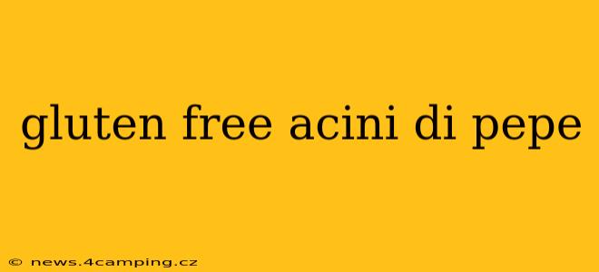 gluten free acini di pepe
