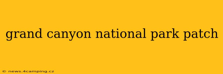 grand canyon national park patch