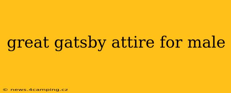 great gatsby attire for male