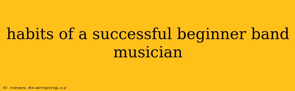 habits of a successful beginner band musician