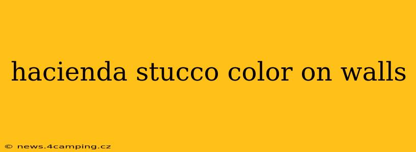 hacienda stucco color on walls