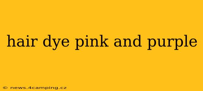 hair dye pink and purple