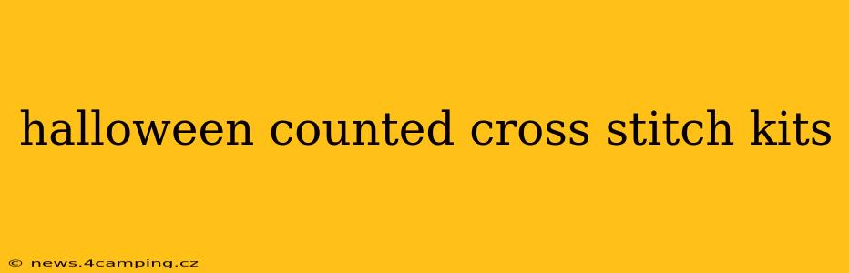 halloween counted cross stitch kits