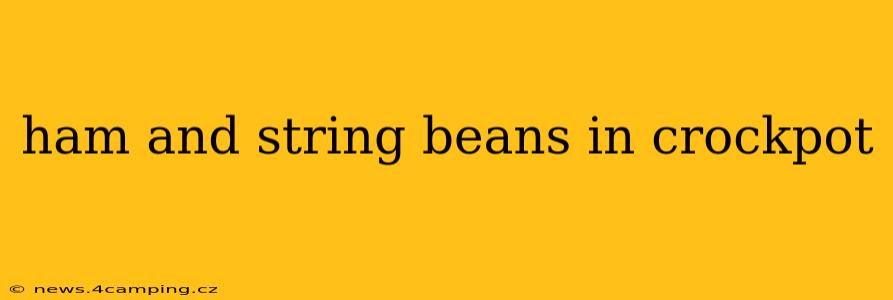 ham and string beans in crockpot