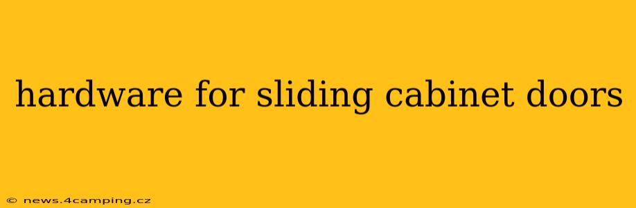 hardware for sliding cabinet doors