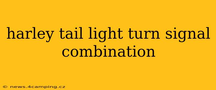 harley tail light turn signal combination