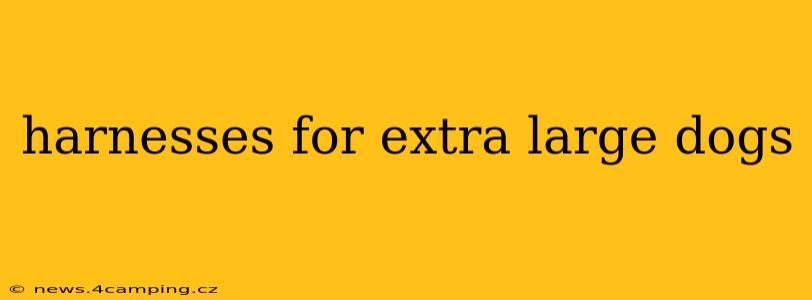 harnesses for extra large dogs