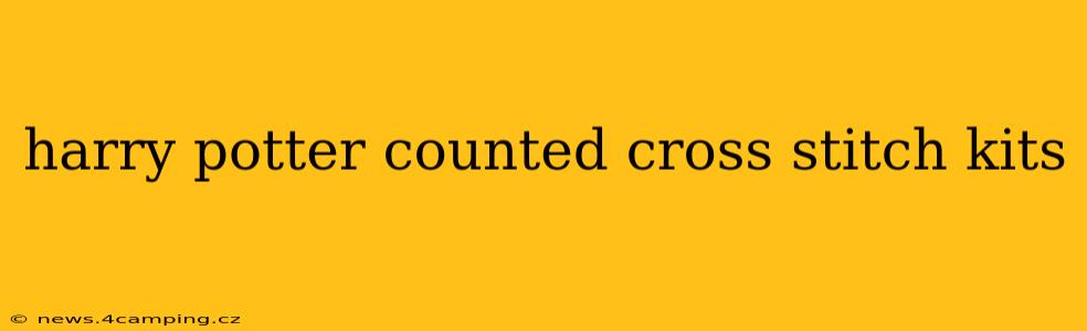 harry potter counted cross stitch kits