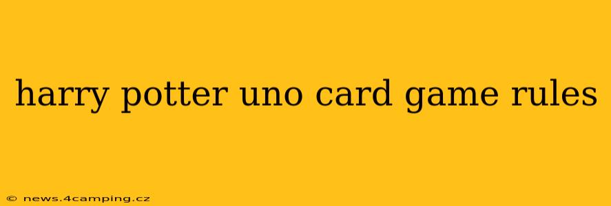 harry potter uno card game rules