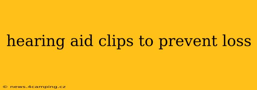 hearing aid clips to prevent loss