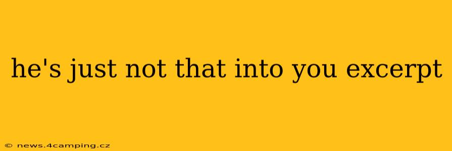 he's just not that into you excerpt