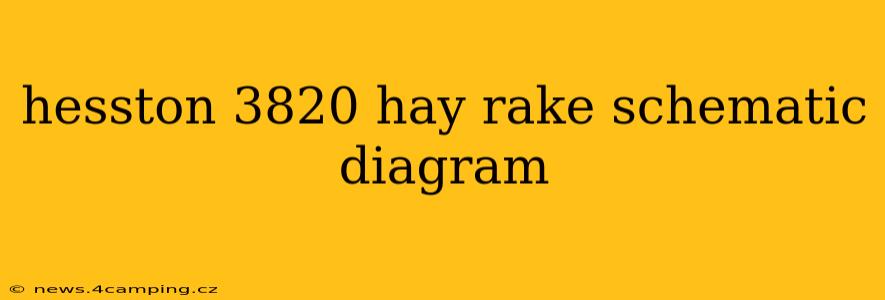 hesston 3820 hay rake schematic diagram