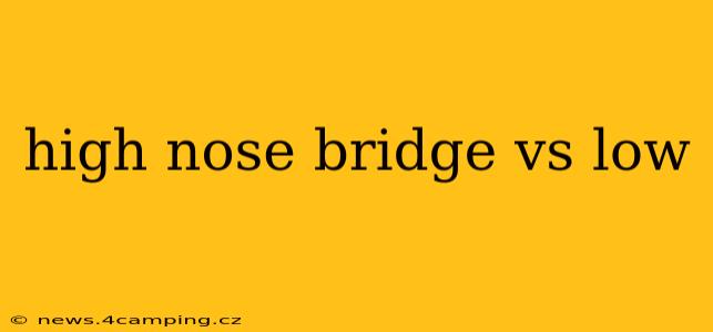 high nose bridge vs low