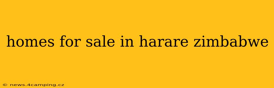 homes for sale in harare zimbabwe
