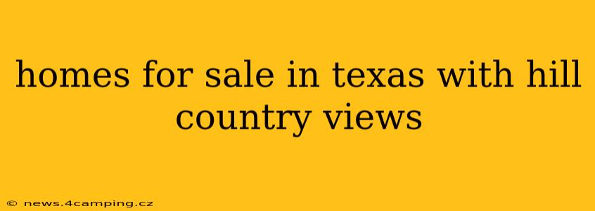 homes for sale in texas with hill country views