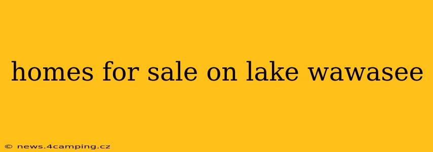 homes for sale on lake wawasee