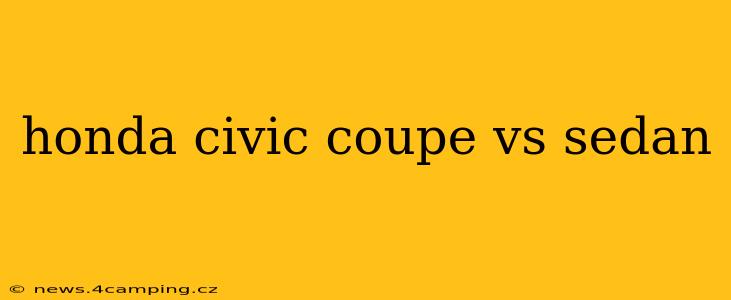 honda civic coupe vs sedan